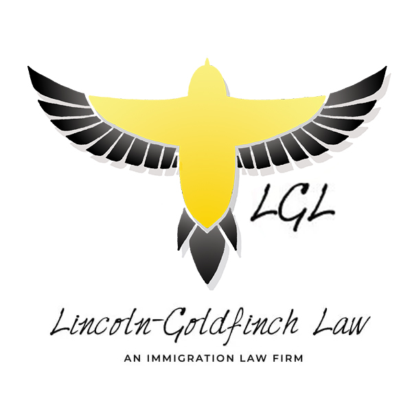 Lincoln-Goldfinch Law: Firma De Abogados De Inmigración Logotipo Cuadrado