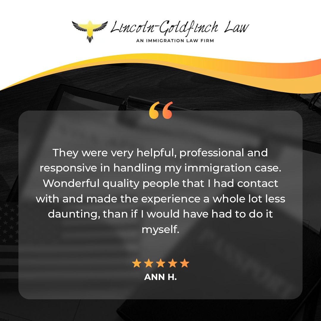 Lincoln-Goldfinch Law - Testimonio De Cliente De Ann H.