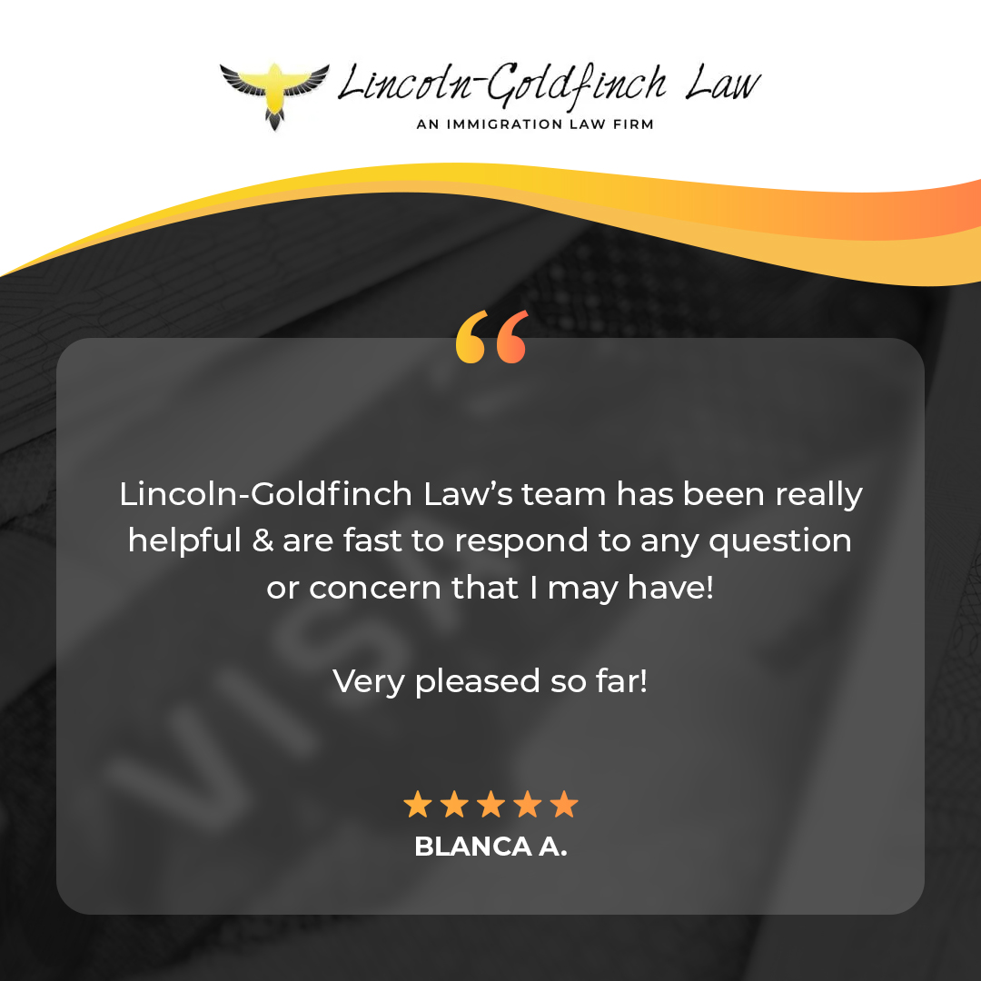 Lincoln-Goldfinch Law - Testimonio De Cliente De Blanca A.