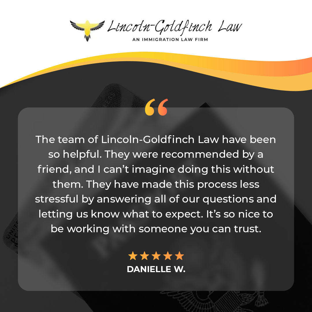 Lincoln-Goldfinch Law - Testimonio De Cliente De Danniele W.