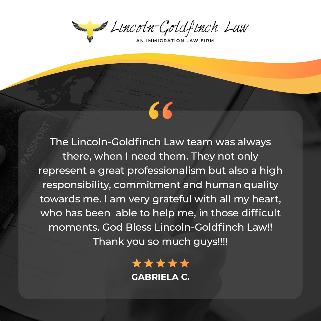 Lincoln-Goldfinch Law - Testimonio De Cliente De Gabriela C.