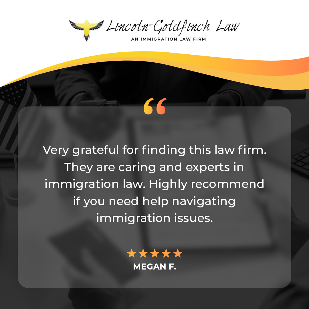 Lincoln-Goldfinch Law - Testimonio De Cliente De Megan F.